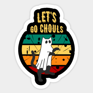 Let's Go Ghouls CAT Sticker